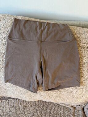 lululemon athletica Women’s High-Rise Brown Bike Shorts